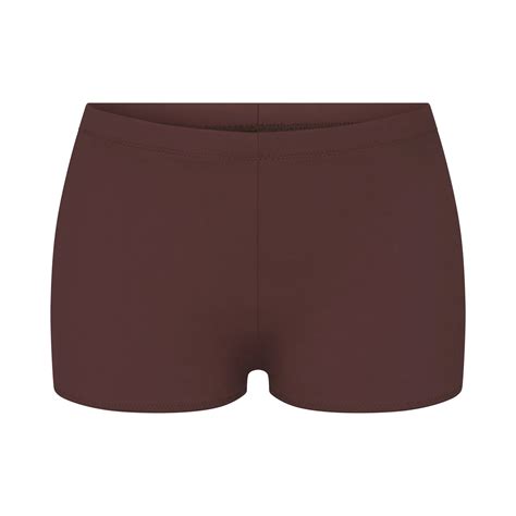 Chic And Modern SIGNATURE SWIM MID WAIST BOY SHORT COCOA For Exclusively At Lingerie