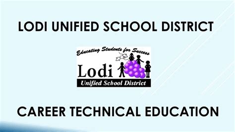 PPT - LODI UNIFIED SCHOOL DISTRICT CAREER TECHNICAL EDUCATION ...