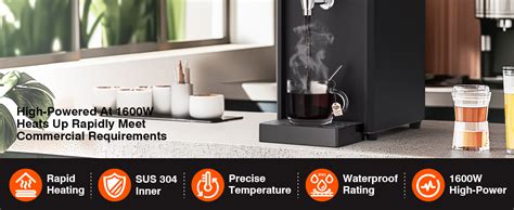 Amazon Wantjoin Hot Water Dispenser Commercial Water Boiler L Gal Hour Step Heating