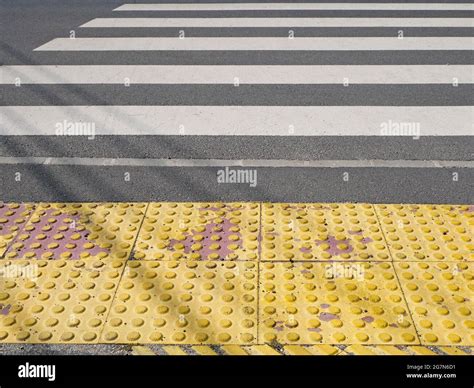 blind road crossing  res stock photography  images alamy