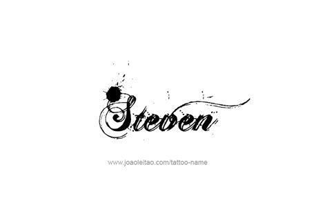 Steven Name Tattoo Designs