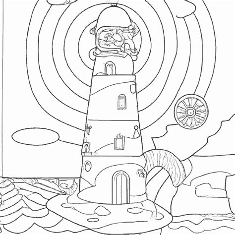 7 Desenhos De Farol No Mar Para Imprimir E Colorir