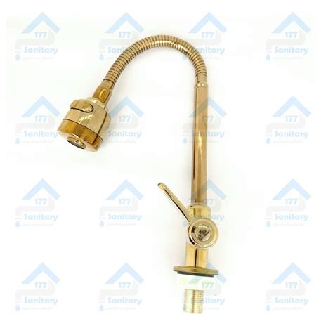 Jual Kran Angsa Fleksibel Tanam Gold G Keran Air Dapur Flexible Sink