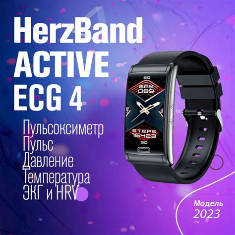 Фитнес-браслет HerzBand Active ECG 4 с функцией Холтер ЭКГ - купить с ...