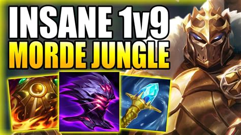 MORDEKAISER JUNGLE IS 1v9 SOLO CARRY MONSTER Best Build Runes S