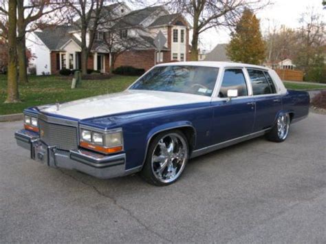 Buy Used 88 Cadillac Fleetwood Broughamcustom Lowered Dub Wheelsnew