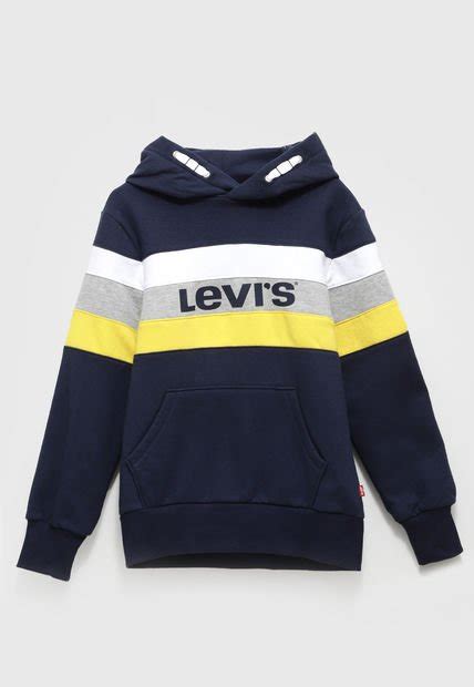 Polerón Levis Lvb Color Blocked Hoodie Multicolor Calce Regular