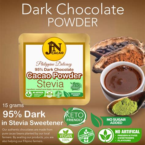 Jn Cacao Powder Stevia Ourstore