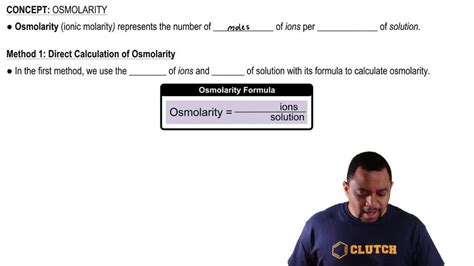 Osmolality Vs Osmolarity (with a mnemonic) | Pearson+ Channels