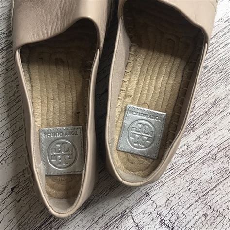 Tory Burch Shoes Tory Burch Nude And Silver Espradilles Poshmark