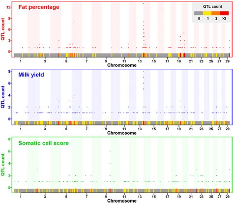 Distribution Of Reported Qtls Positions And Marker Weights Obtained