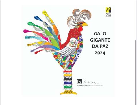 Galo Gigante da Paz é tema da escultura do Galo da Madrugada 2024