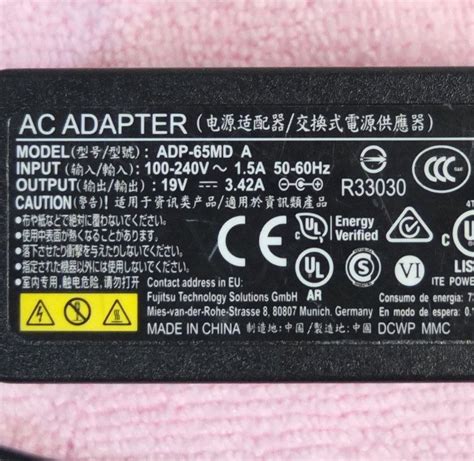 Yahooオークション 富士通 Acアダプタ Fmv Ac342a Adp 65md A Fpcac