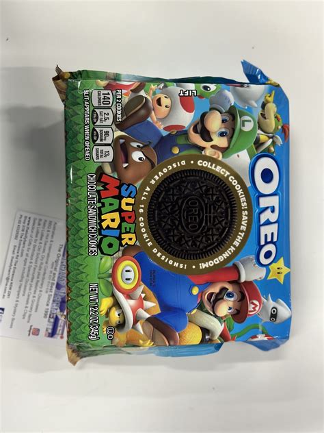 Oreos Chocolate Sandwich Cookies Limited Edition Super Mario Oreos 345 ...