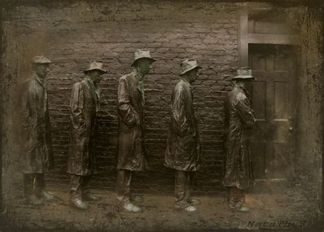 Depression Bread Line George Segals Famous Depression Br Flickr