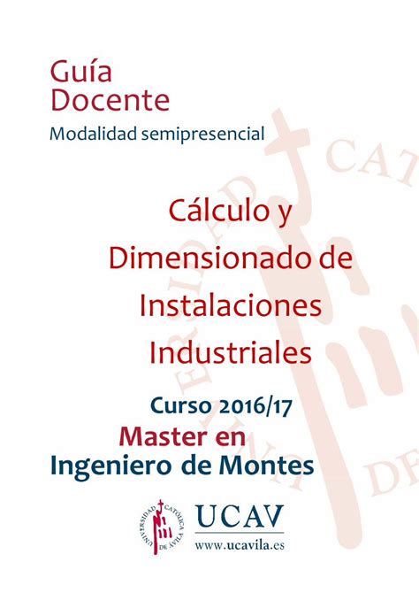 PDF 10102MMS Cálculo y dimensionado de instalaciones TEMA 3