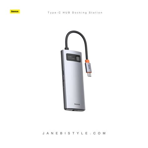 Baseus Metal Gleam 9in1 multifunctional HUB USB TypeC CAHUB-CU0G