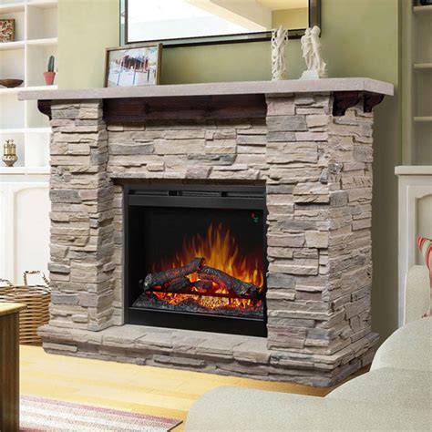 Shop Rustic & Stone – Electric Fireplaces Direct