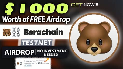 🔥$1000+ worth of BeraChain Airdrop -Berachain Crypto | Berachain ...