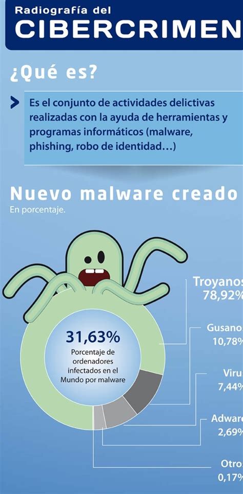 Una Infograf A Sobre El Cibercrimen