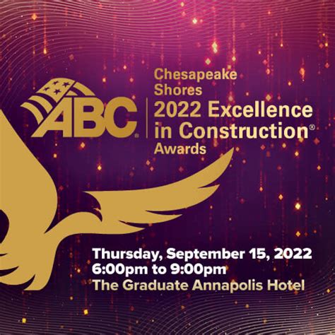 2022 Excellence In Construction And Safety Awards Banquet Event Registration