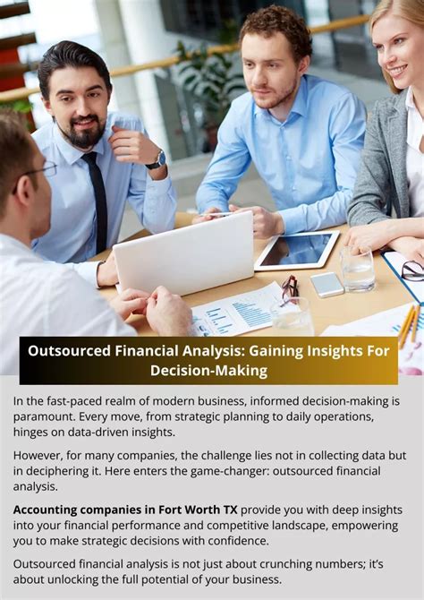 PPT Outsourced Financial Analysis Gaining Insights For Decision