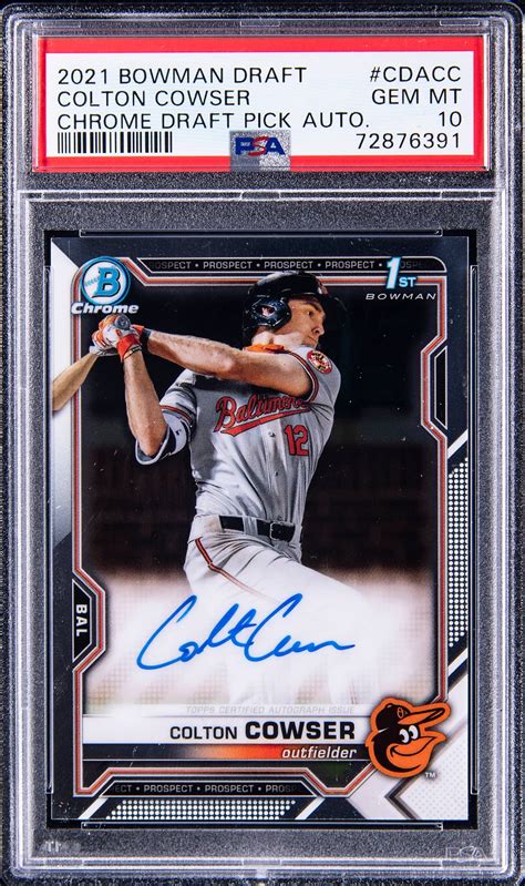 Colton Cowser Bowman Draft Cda Cc Chrome Dp Auto St Price