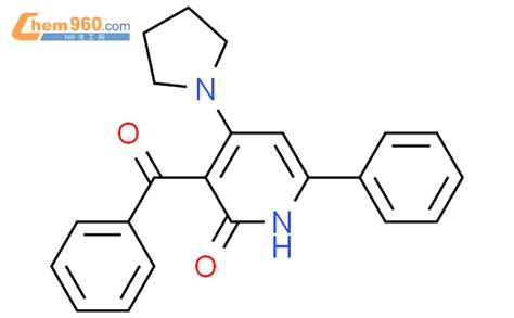 62034 99 5 2 1H Pyridinone 3 benzoyl 6 phenyl 4 1 pyrrolidinyl CAS号