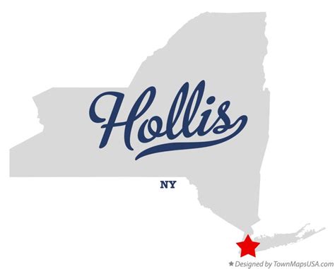 Map of Hollis, NY, New York