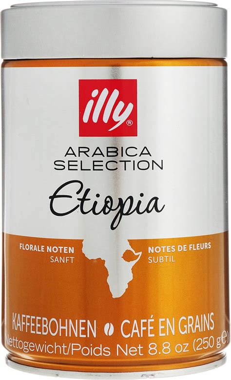 Illy Ethiopia Monoarabica кофе в зернах средней обжарки, 250 г | Кофе в ...