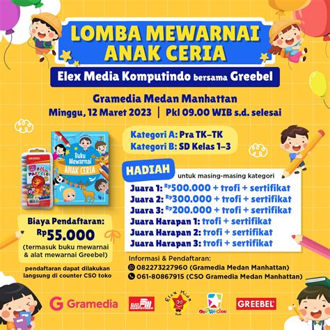 Lomba Mewarnai Anak Ceria Manhattan Times Square