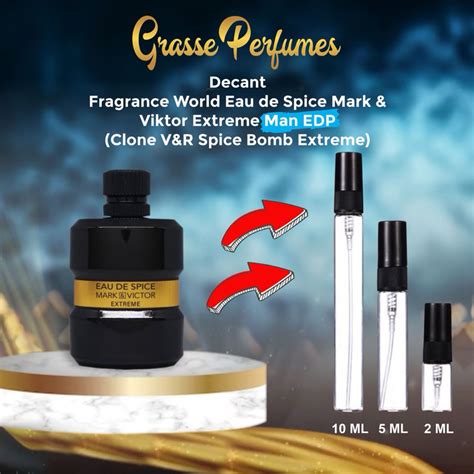 Jual Decant Parfum Fragrance World Mark Victor Eau De Spice Extreme