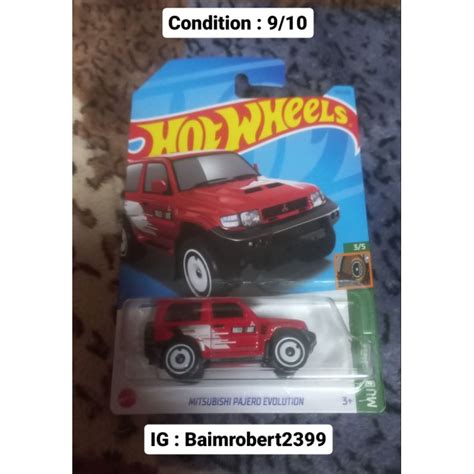 Hot Wheels Mitsubishi Pajero Evolution RalliArt Shopee Malaysia
