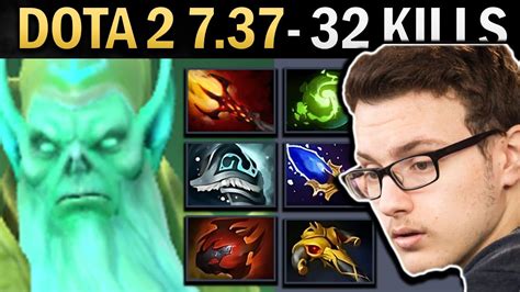 Necrophos Gameplay Miracle With 32 Kills And 1000 GPM Dota 2 Kez