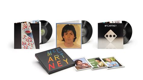 Box set featuring Paul McCartney’s trilogy of McCartney solo albums ...