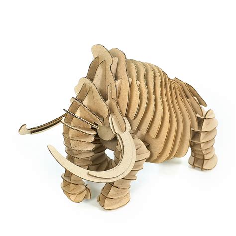 Mammoth 3D Cardboard Puzzle – give a sense of improved mindset