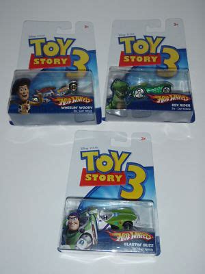 New Toy Story Hot Wheels Woody Buzz Lightyear Rex Dinosaur Hotwheels Cars