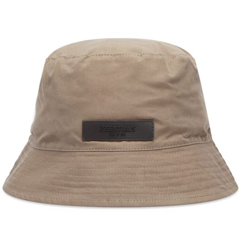 Fear Of God Essentials Summer Essentials Bucket Hat Wood End Au