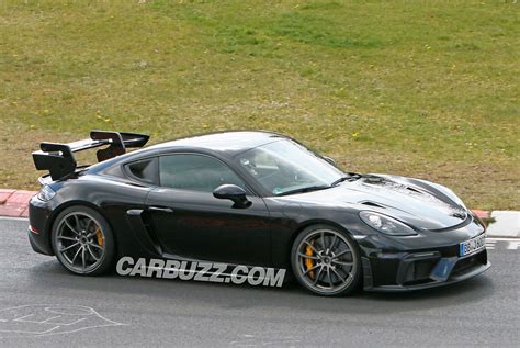 Porsche 718 Cayman GT4 RS Is Practically Naked In Latest Spy Shots