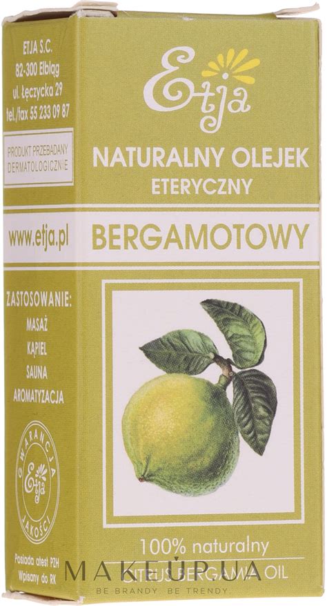 Etja Natural Essential Oil - Натуральное эфирное масло бергамота ...