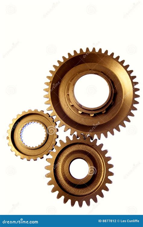 Three Gears Stock Photo Image Of Conceptual Meshing 8877812