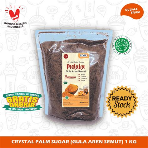 Jual Gula Aren Semut Asli 1 Kg MELAKA Bubuk Sachet Palm Sugar Brown