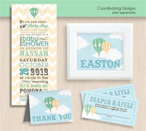 Hot Air Balloon Cupcake Toppers Party Circles In Seafoam Green And Teal Instant Printable
