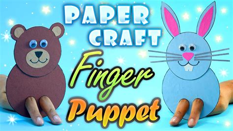 How To Make Puppet Diy Finger Puppet Youtube