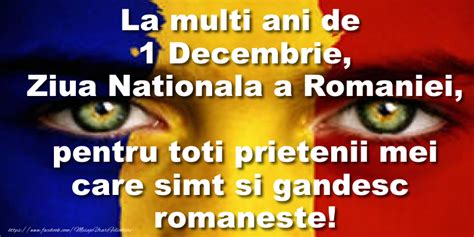 Felicitari De 1 Decembrie La Mulți Ani România