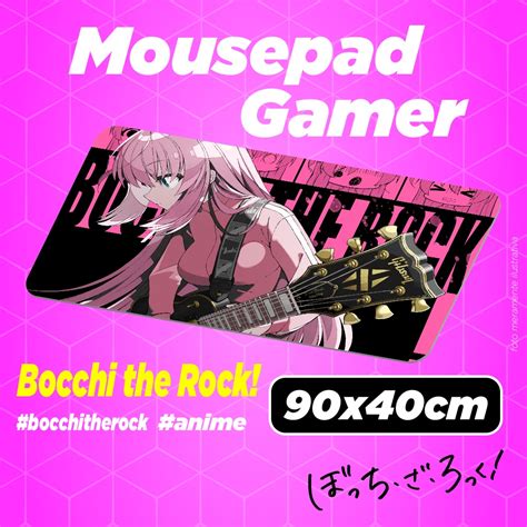 Mouse Pad Gamer Personalizado Bocchi The Rock Anime X Cm