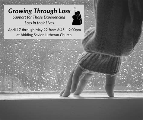 growing  loss spring  prince  peace lutheran church