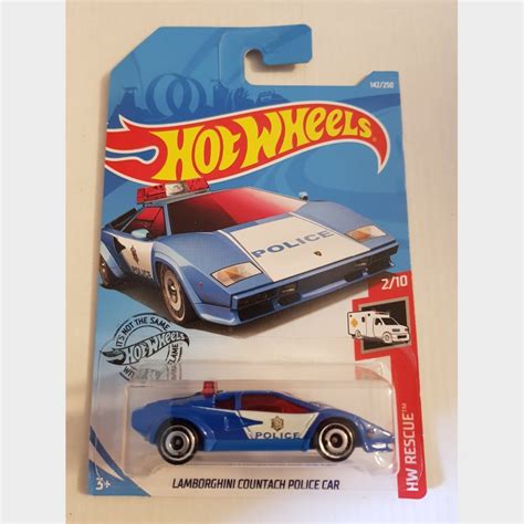 Hot Wheels Lamborghini Countach Police Car