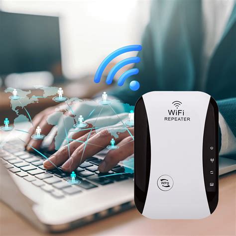WiFi Extender WiFi Booster 300Mbps WiFi Amplifier WiFi Range Extender ...