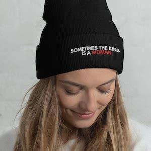 Feminist Beanie Embroidered Feminist Hat Female Empowerment Gift Girl Power Hat Boss Babe
